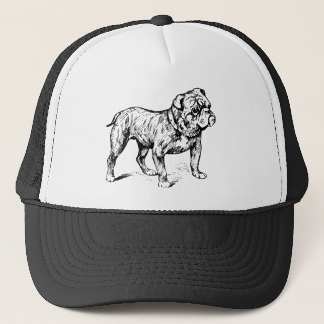 Hut-Bulldogge Truckerkappe (Vorderseite)