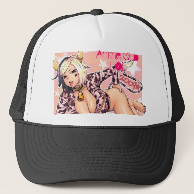 Hut des Anime-Verein-LOL Truckerkappe (Vorderseite)