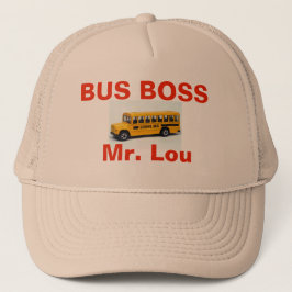 HUT des BUS-CHEF-Mr.Lou Truckerkappe
