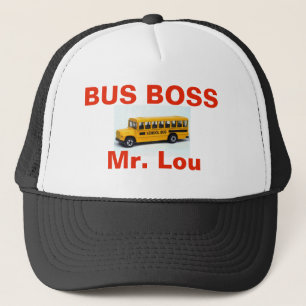 HUT des BUS-CHEF-Mr.Lou Truckerkappe