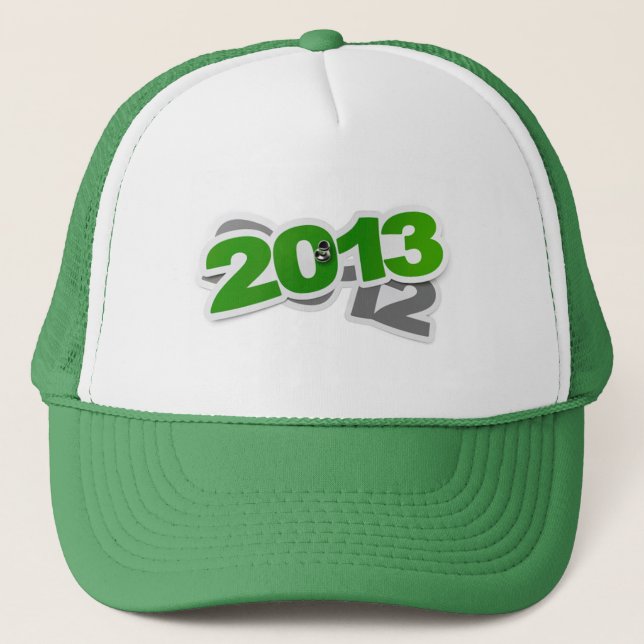 Hut des neuen Jahr-2013 Truckerkappe (Vorderseite)