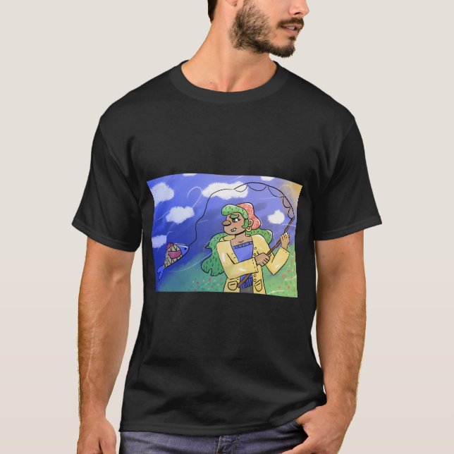 Hut gefischt T-Shirt (Vorderseite)