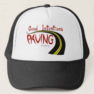 Hut Good Intentions Paving Company Truckerkappe