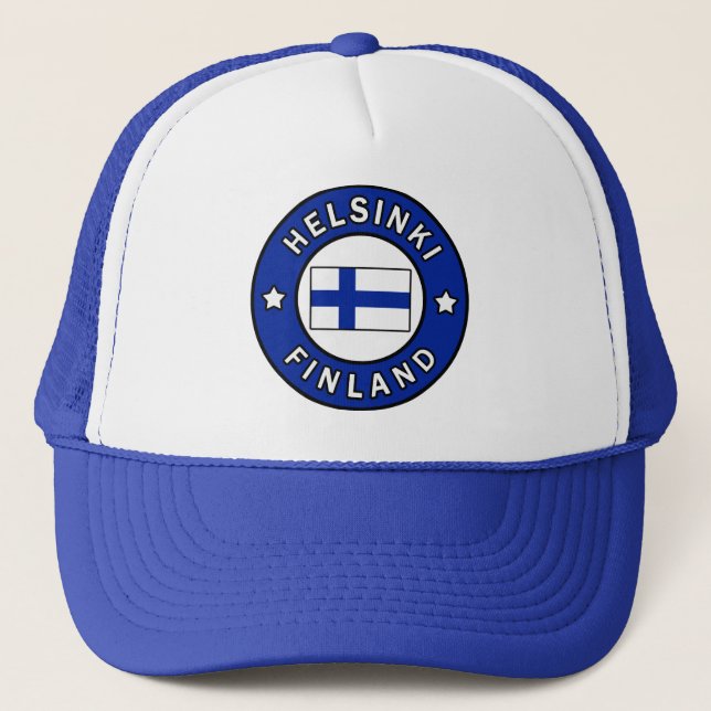 Hut Helsinkis Finnland Truckerkappe (Vorderseite)