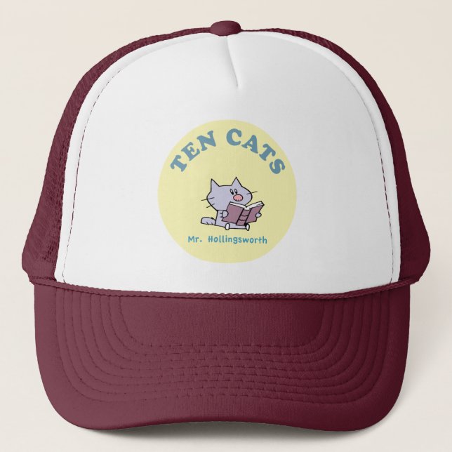 Hut Herrn Hollingsworth-TEN CATS Truckerkappe (Vorderseite)