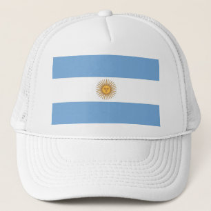 Hut mit Flagge Argentiniens Truckerkappe