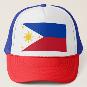 Hut mit Flagge der Philippinen Truckerkappe