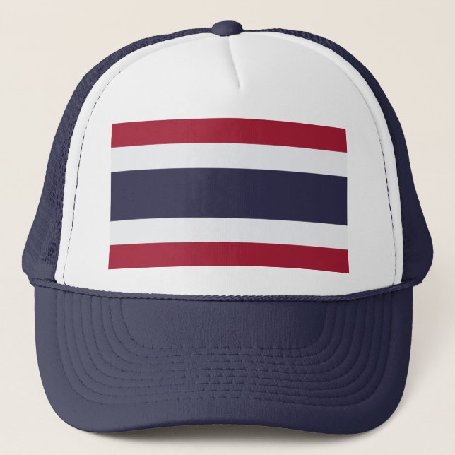 Hut mit Flagge Thailands Truckerkappe (Vorderseite)