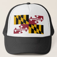 Hut mit Flagge von Maryland Staat - USA
