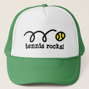 Hut mit prunkvollem Tennisball-Design Truckerkappe