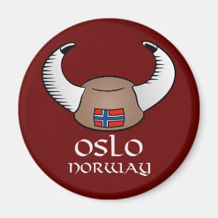 Hut Oslos Norwegen Viking Magnet