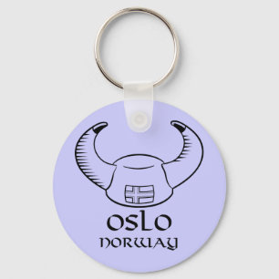 Hut Oslos Norwegen Viking Schlüsselanhänger