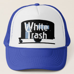Hut-Reise-Anhänger-trinkender Kappen-White Trash Truckerkappe