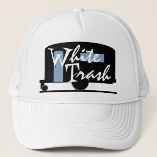 Hut-Reise-Anhänger-trinkender Kappen-White Trash Truckerkappe