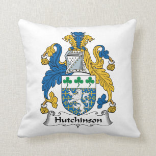 Hutchinson-Familienwappen Kissen