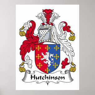 Hutchinson-Familienwappen Poster