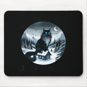 Hüte dich vor dem Jolakotturinn Julkatze Isländisc Mousepad
