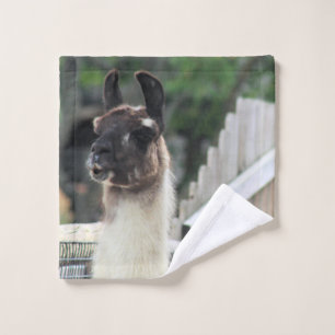 Hüte dich vor dem Lama! Waschlappen