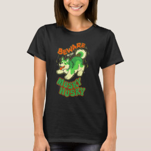 Hüten Sie sich vor dem muskulösen Husky Sibirian H T-Shirt