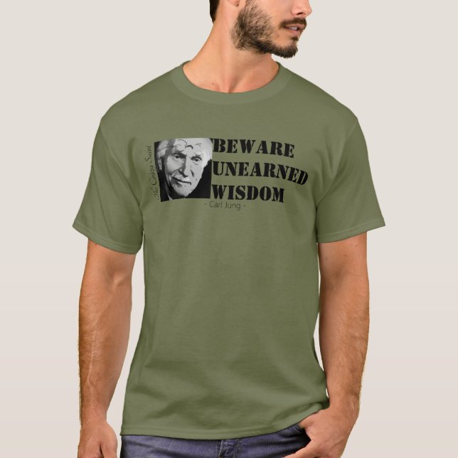 Hüten Sie sich vor unbekannter Weisheit-T - Shirt (Vorderseite)