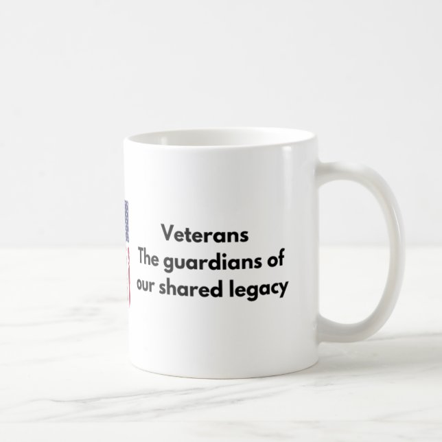 Hüter der alten Veteranen-Tasse Kaffeetasse (Rechts)