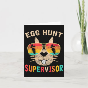 Hüter der Eierjagd Retro Ei Jagd Party Mama Da Karte