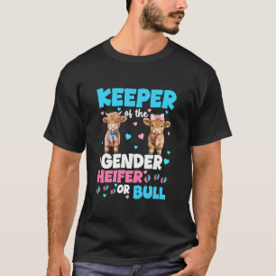Hüter der Geschlechtsenthüllung Highland-Kuh Baby T-Shirt
