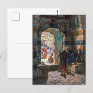 Hüter der Moschee Damaskus Bauernfeind Postkarte