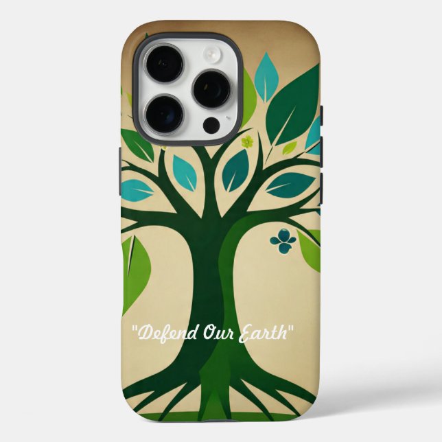 "Hüter der Natur" iPhone 16 Pro Hülle (Rückseite)