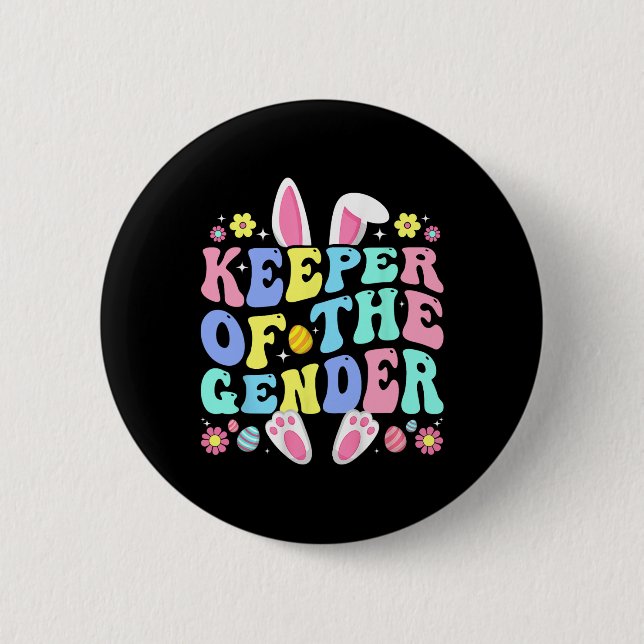 Hüter des Gender Boy oder Girl Oaster Gend Button (Vorderseite)