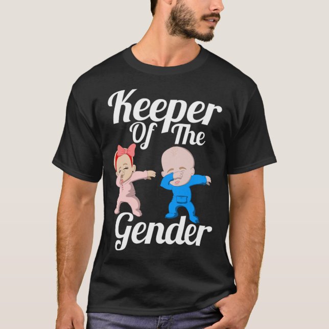 Hüter des Geschlechts Süße Geschlechterenthüllungs T-Shirt (Vorderseite)