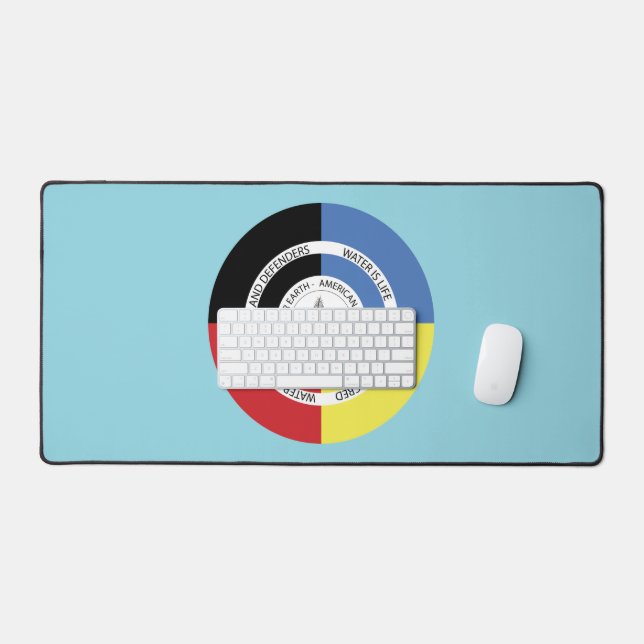 Hüter des Mutter Erde Schreibtischunterlage (Tastatur & Maus)