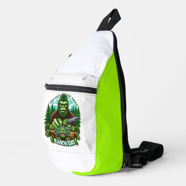 Hüter des Waldes Crossbody Bag (Rechte Ecke)
