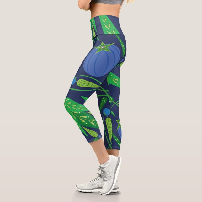 Hüterin der Blueberries Hochwaisted Capris (Links)