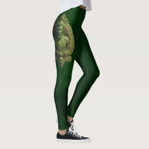 Hüterin der Grove: Grüner Mann Leggings