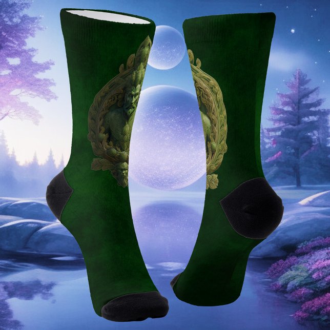 Hüterin der Grove: Grüner Mann Socken (Von Creator hochgeladen)