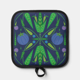 Hüterin des Blueberries Pot Holders Topflappen