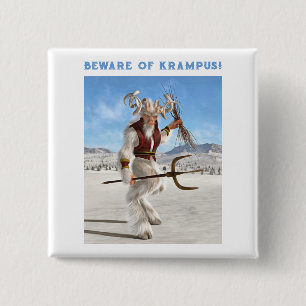 Hütet euch vor Krampus! Button