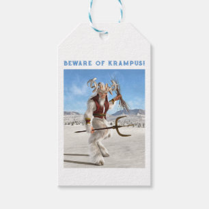 Hütet euch vor Krampus! Geschenkanhänger