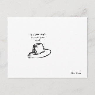 Hutpostkarte Postkarte