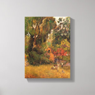 Huts Under the Trees von Paul Gauguin Leinwanddruck