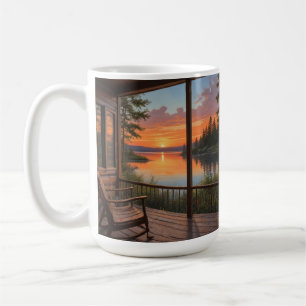 Hütte am See Kaffeetasse