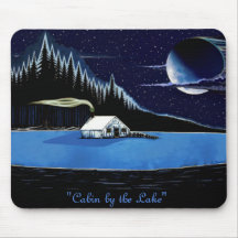 "Hütte am See" Mousepad Design.