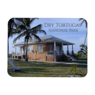Hütte auf der Loggerhead Key Dry Tortugas Magnet