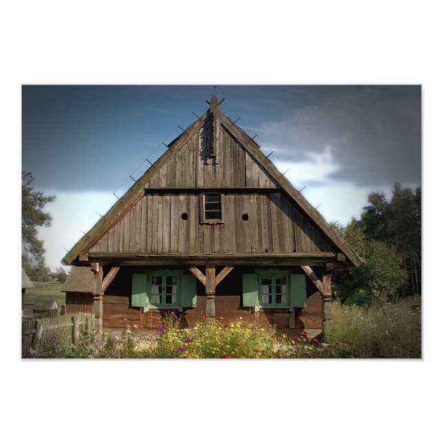Hütte aus Holz - Foto (Vorne)