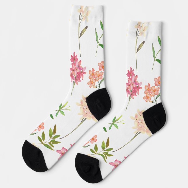 Hütte Blume Socken (Linkes Detail)