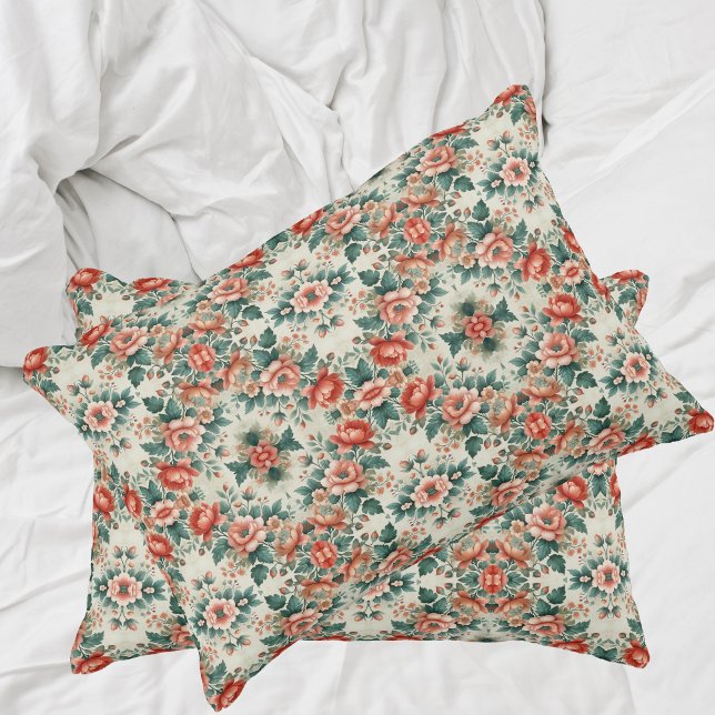 Hütte Blumenmuster Kissenbezug (Von Creator hochgeladen)