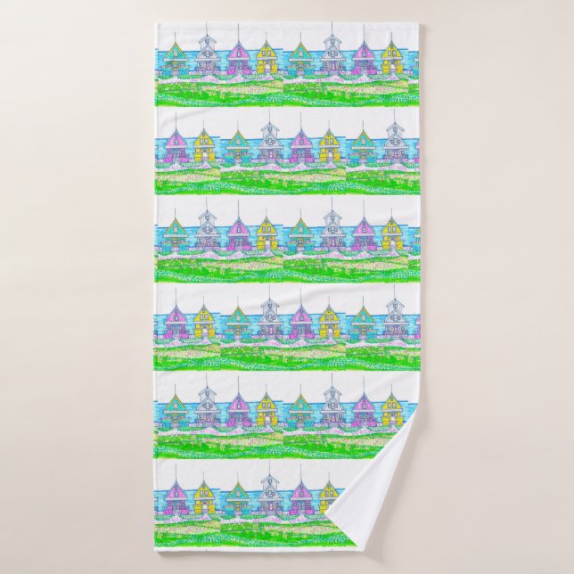 Hütte Bright Bath Handtuch Badehandtuch (Badehandtuch)