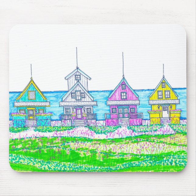 Hütte Bright Mouse Pad Mousepad (Vorne)
