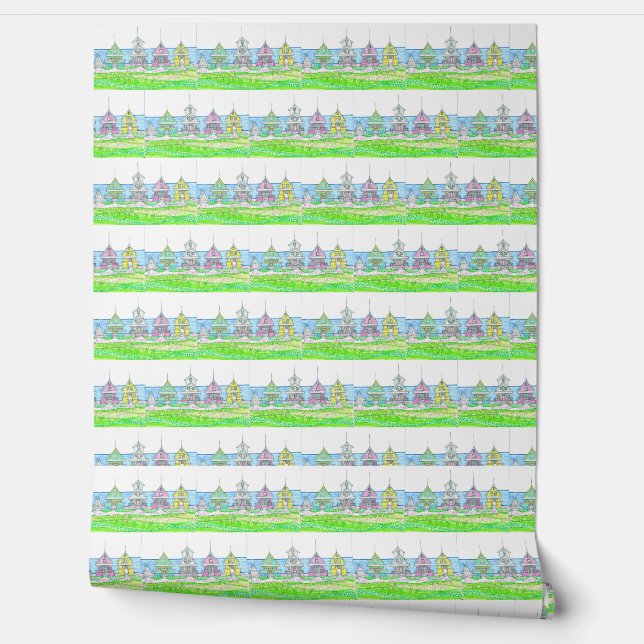 Hütte Bright Tapete (Abrollen)